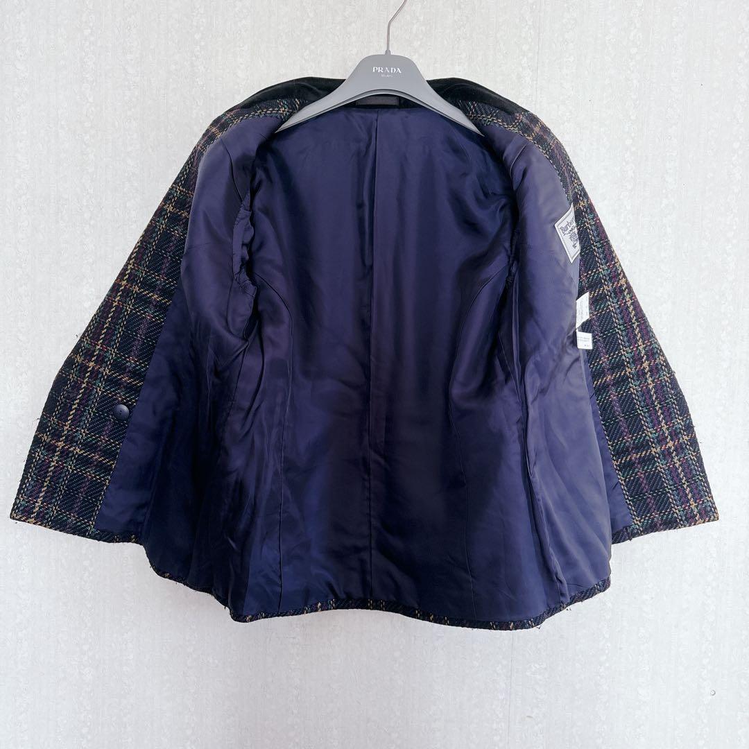 【美品】Burberrys ツイードジャケット ウールシルク 9 ヴィンテージ
