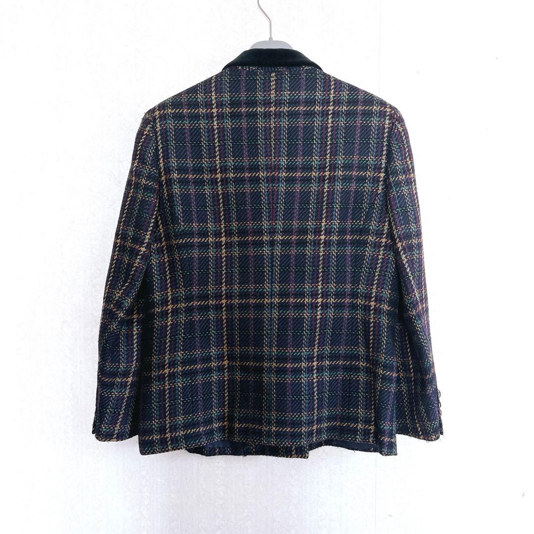 【美品】Burberrys ツイードジャケット ウールシルク 9 ヴィンテージ