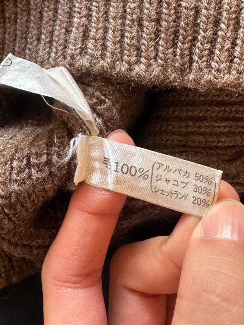 80s Issey Miyake 筆タグ　ニット