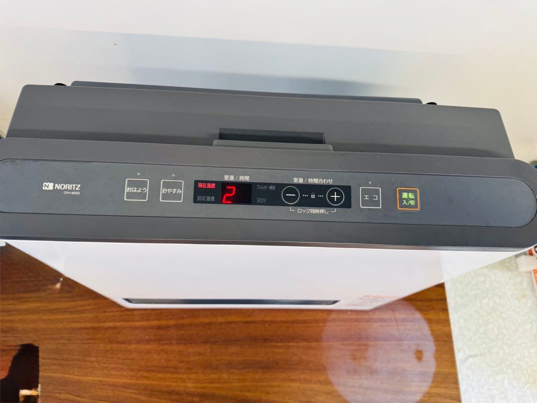 NORITZ ガスファンヒーター GFH-4002 SLPガス｜美品・フルセット