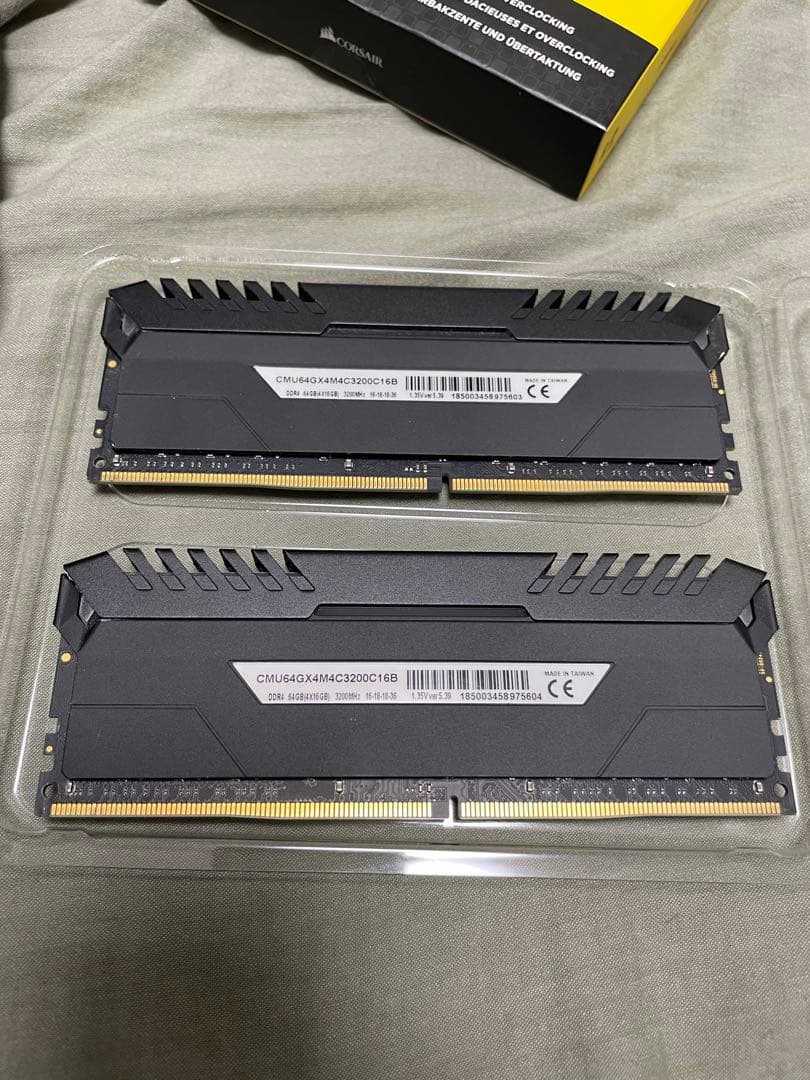CORSAIR DDR4 64GB 3200MHz 16GB 4枚