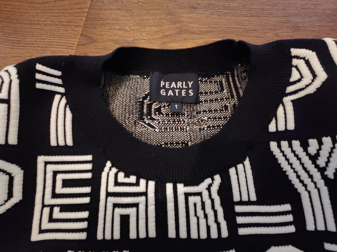 【超美品】パーリーゲイツ セットアップ ニット ネイビー