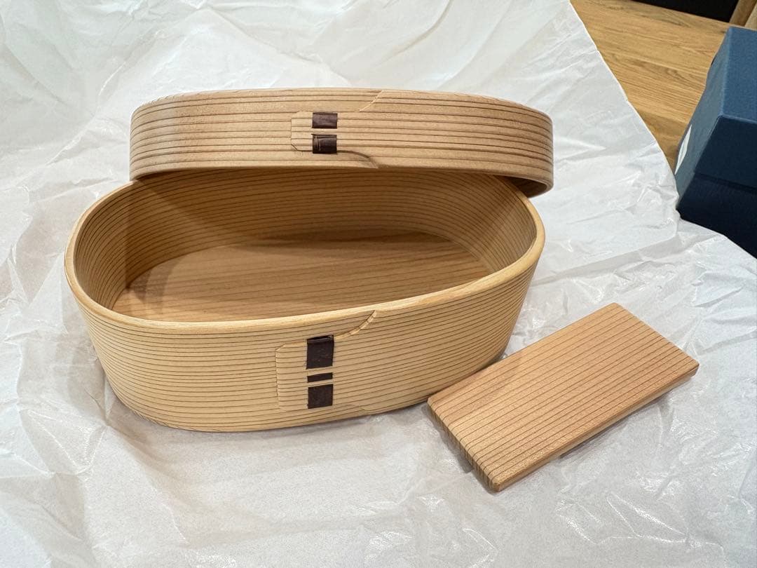 柴田慶信商店　曲げわっぱ　小判弁当箱　小