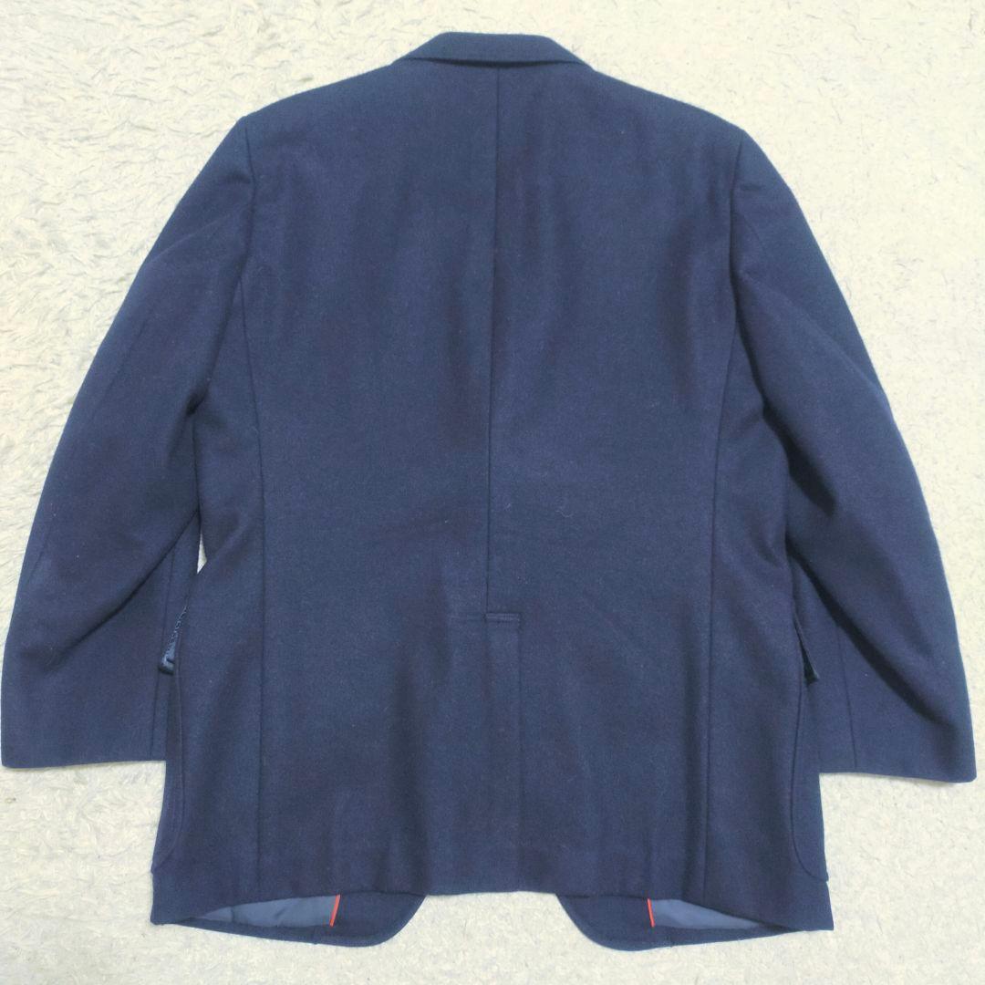 【極美品】ジェイプレスJ.PRESS・紺ブレザー・フランネル・ネイビー金ボタンM