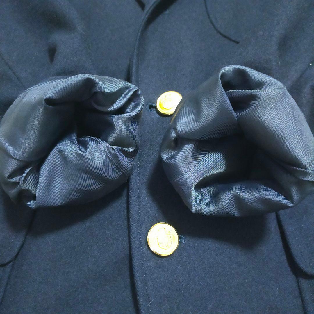 【極美品】ジェイプレスJ.PRESS・紺ブレザー・フランネル・ネイビー金ボタンM
