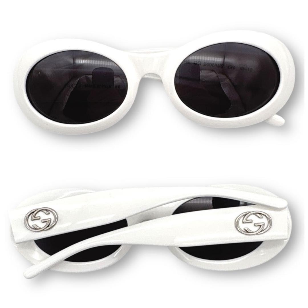 小物 GUCCI sunglasses GG  Cobain white