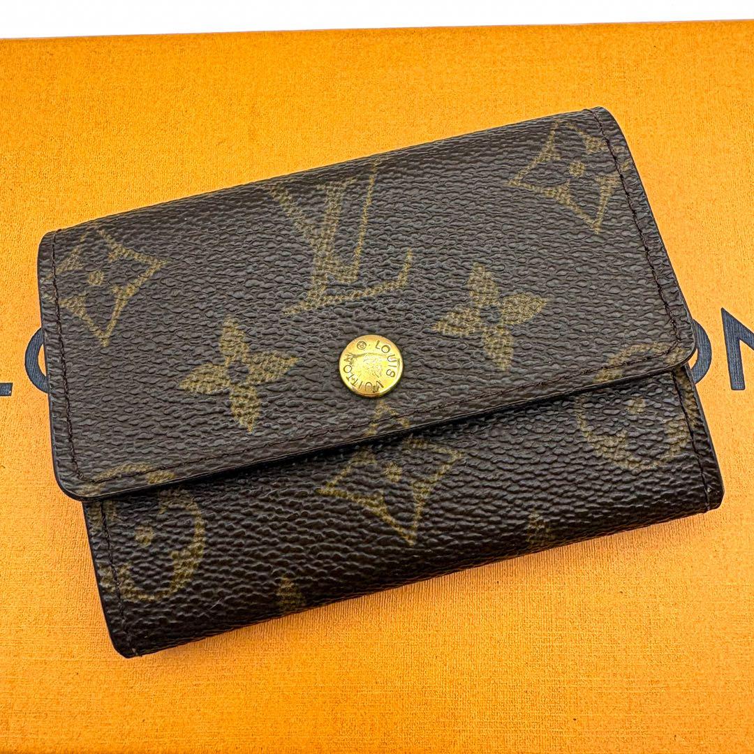 【極美品】ルイヴィトン ケース モノグラム ポルトモネプラ M61930