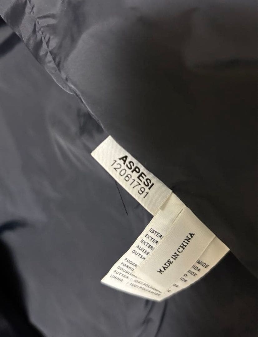 ASPESI m65 ミリタリージャケット ネイビーＬ