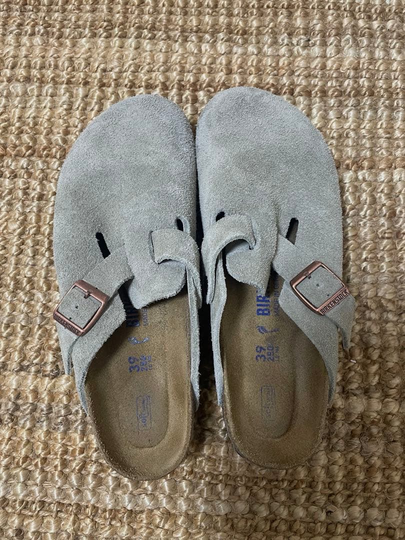 BIRKENSTOCK / Boston スエードレザー トープ　39 ボストン