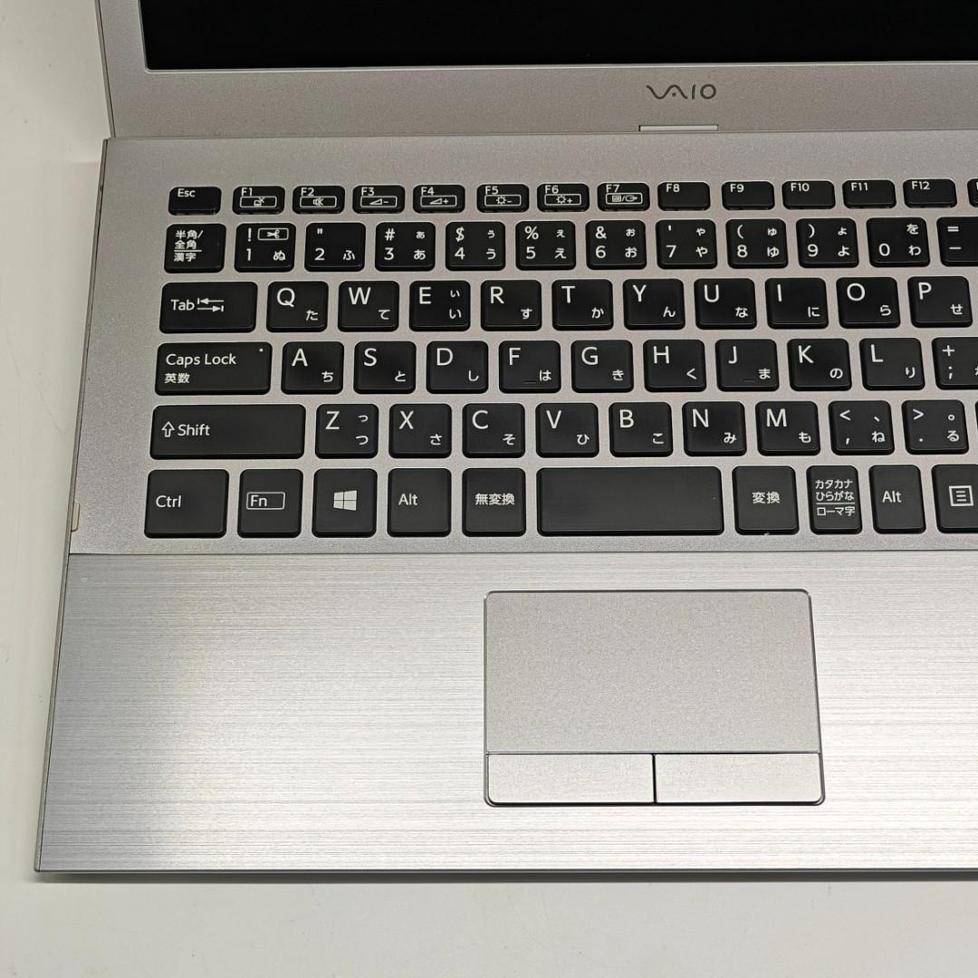 【VAIO】VJS 高性能i7 SSD128GB 8GB シルバー ノートPC