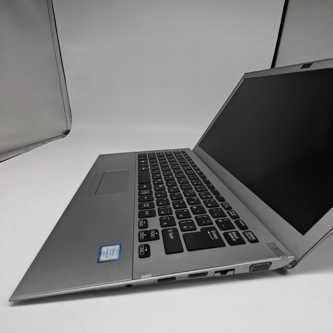 【VAIO】VJS 高性能i7 SSD128GB 8GB シルバー ノートPC
