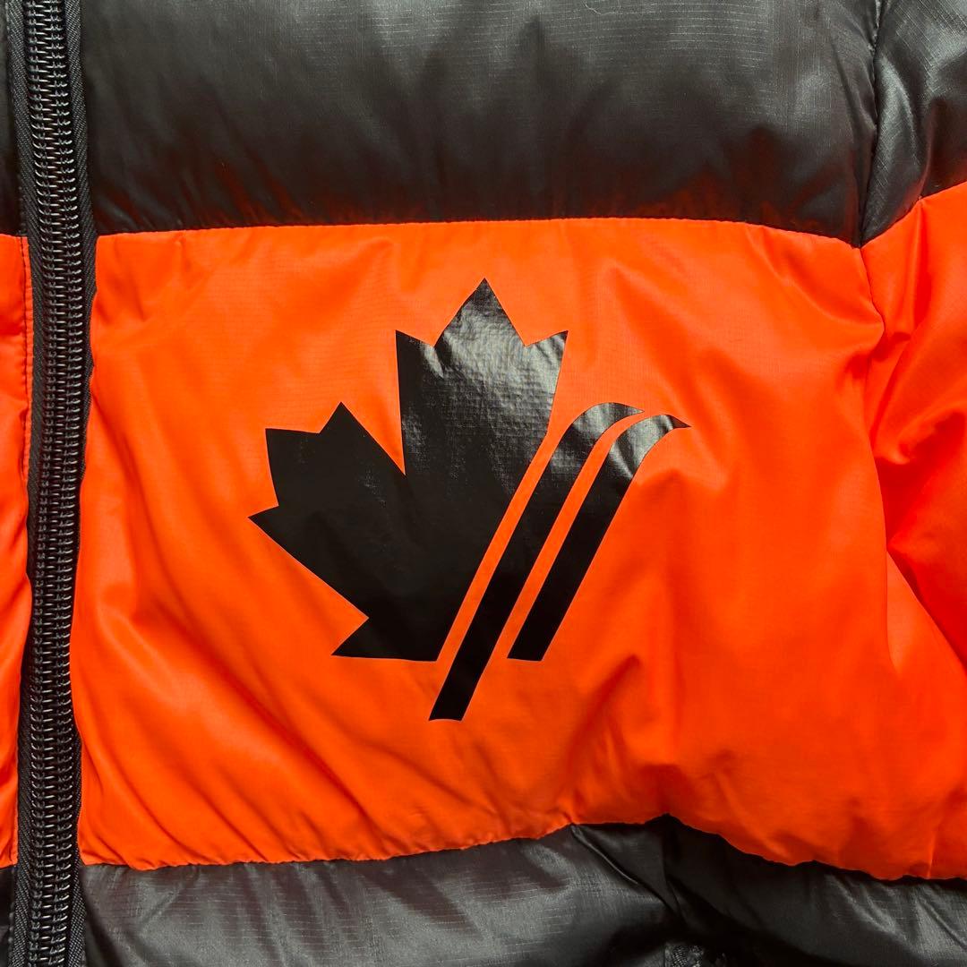 DSQUARED2 ダウンジャケット ブラック/オレンジ 50