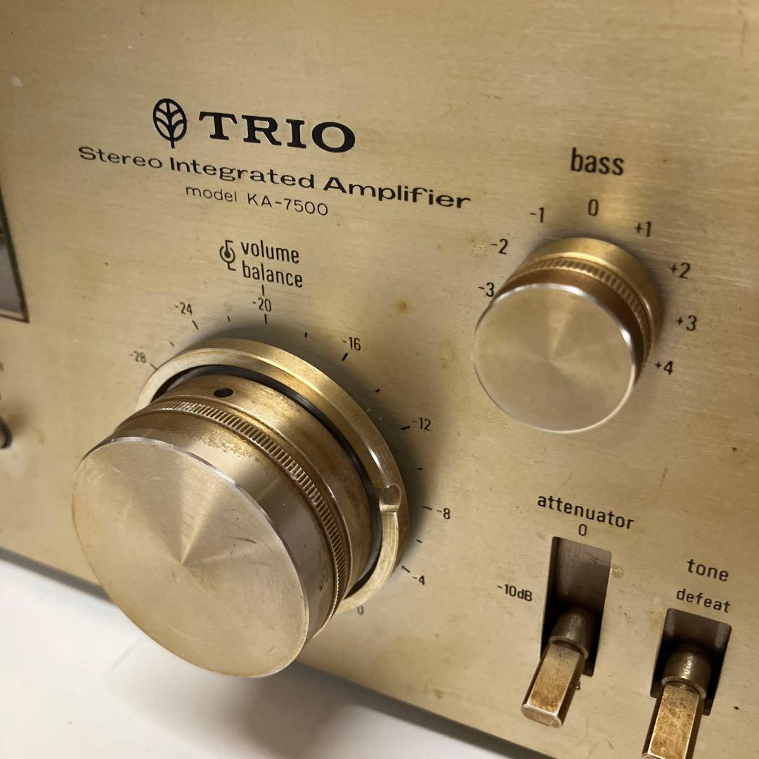 E64 【通電確認済】 TRIO トリオ KA-7500 プリメインアンプ