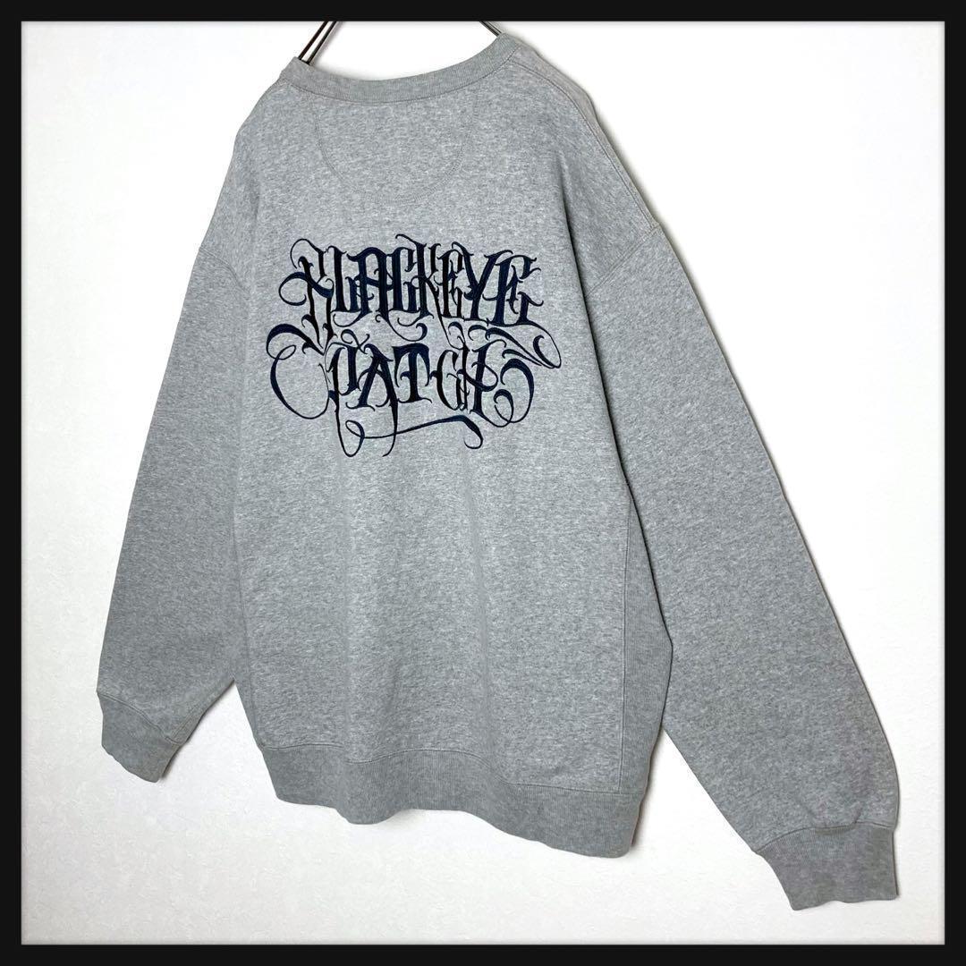 【美品★コラボ】ブラックアイパッチ アフロディーテギャング★刺繍スウェット XL