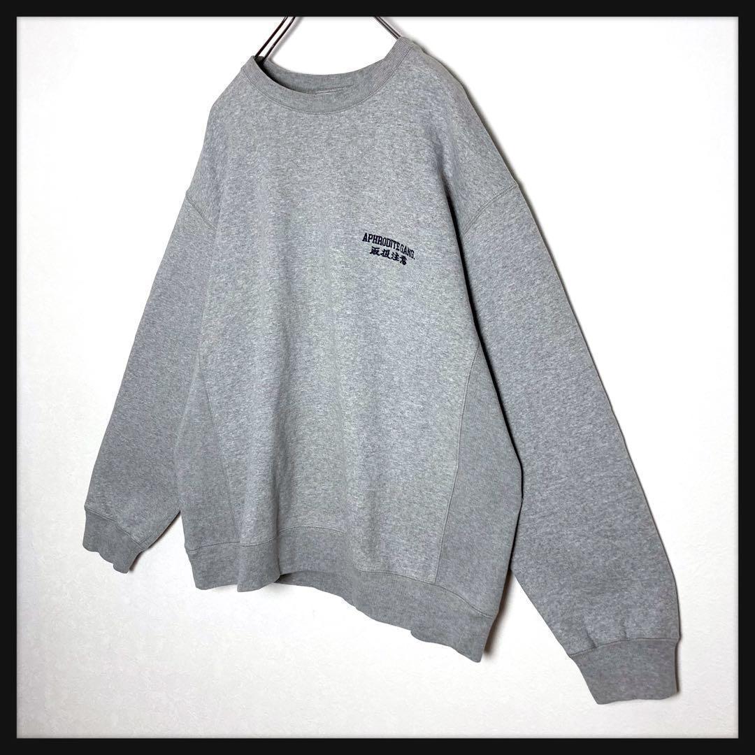 【美品★コラボ】ブラックアイパッチ アフロディーテギャング★刺繍スウェット XL