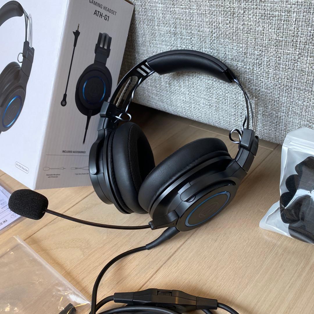 美品3回のみ使用audio-technica ATH-G1ゲーミングヘッドセット