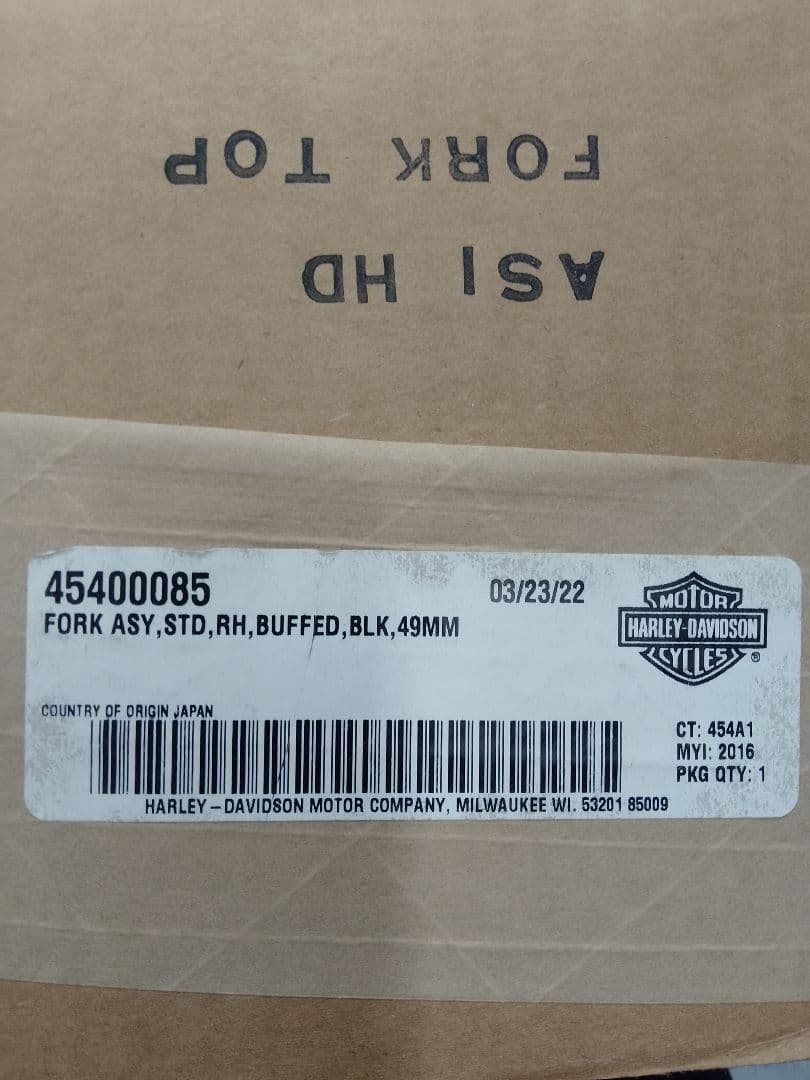 HARLEY DAVIDSON 純正　スポーツスター用　フロントフォーク