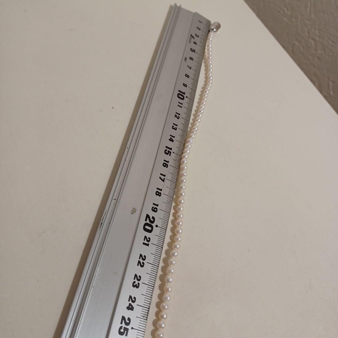 あこやベビーパール ネックレス& K18ポストピアスセット。