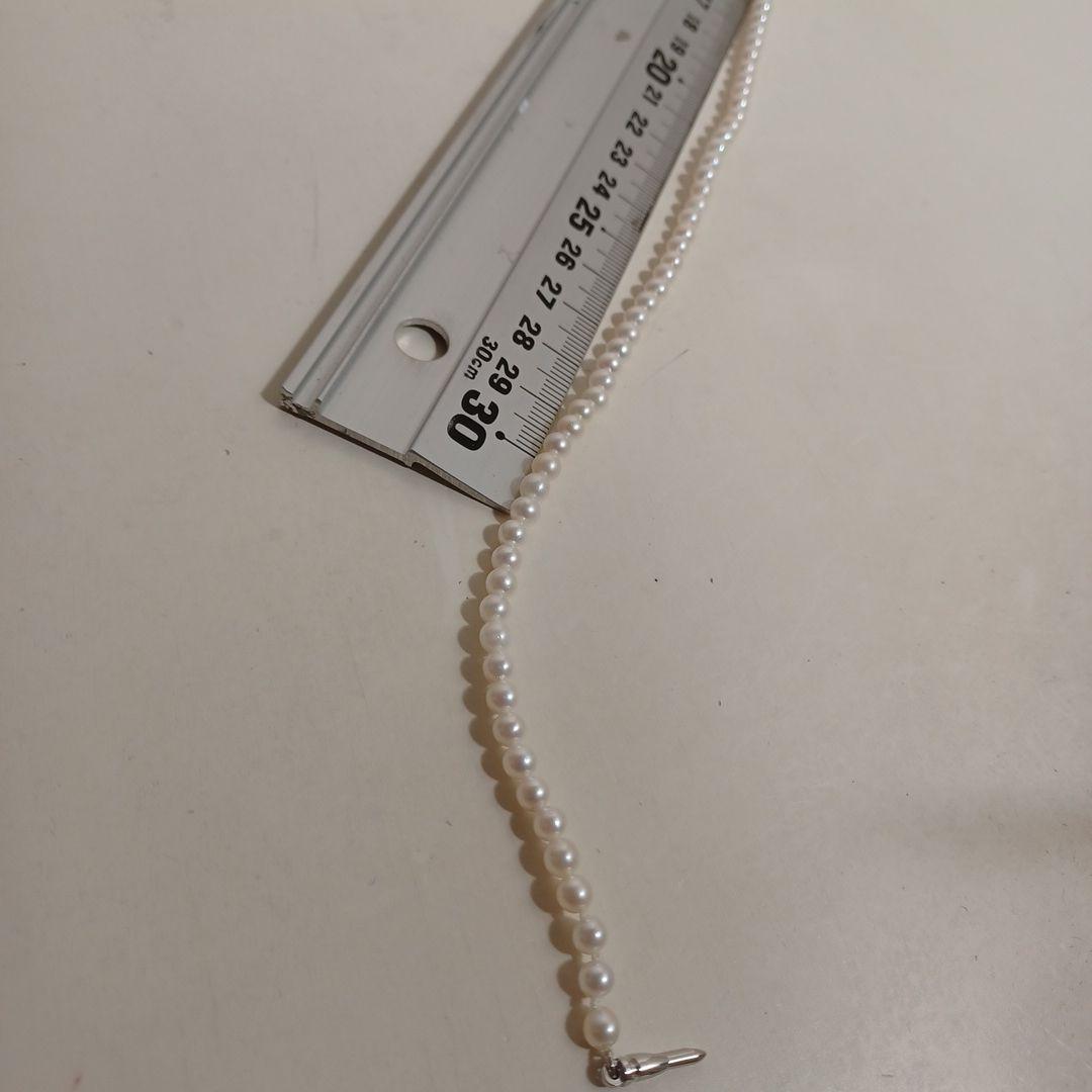 あこやベビーパール ネックレス& K18ポストピアスセット。