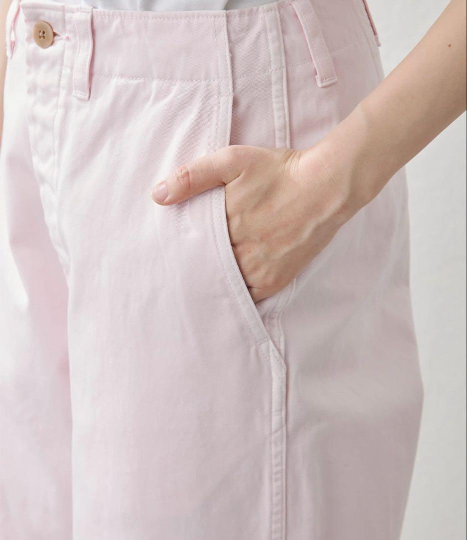 Whim Gazzete新品タグ付き　バイオ加工　チノパンツ　ベージュ　36