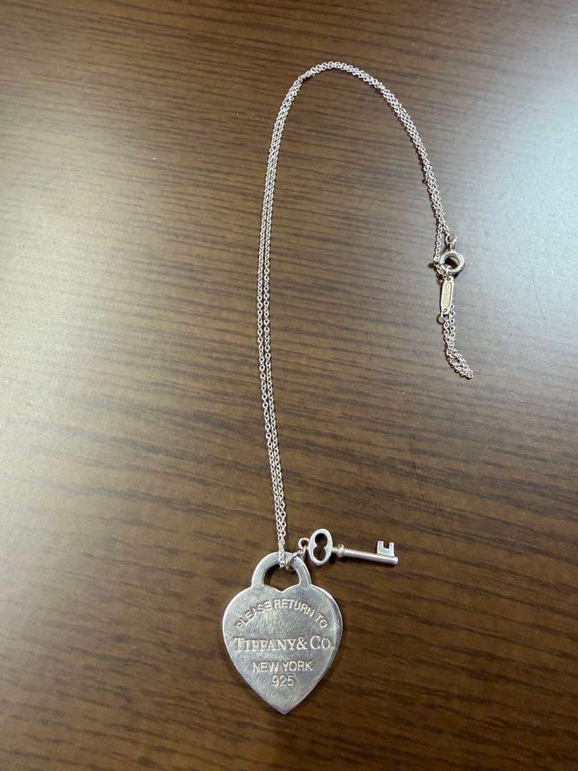 Tiffany & Co. ハート型ネックレス 925シルバー