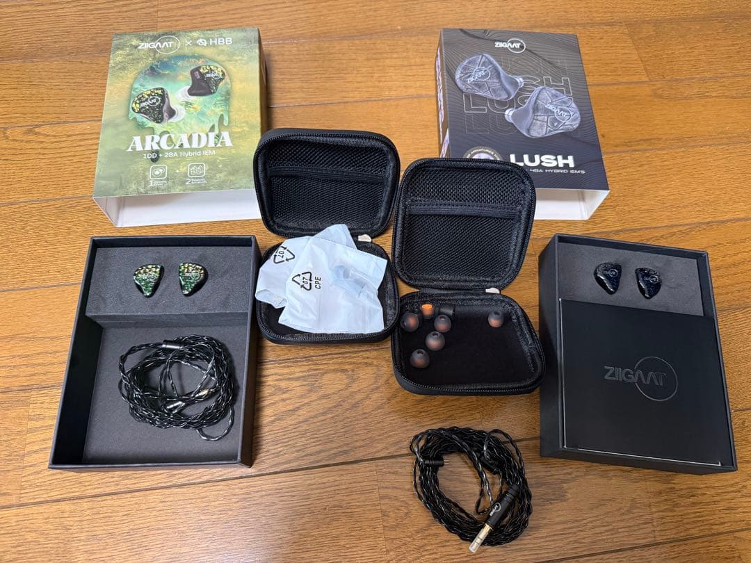 ZIIGAAT LUSH / ARCADIA セット