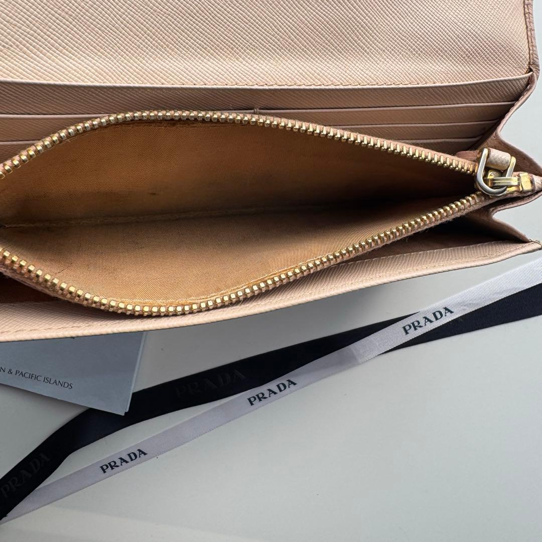 【美品】 254 PRADA プラダ 2つ折り長財布
