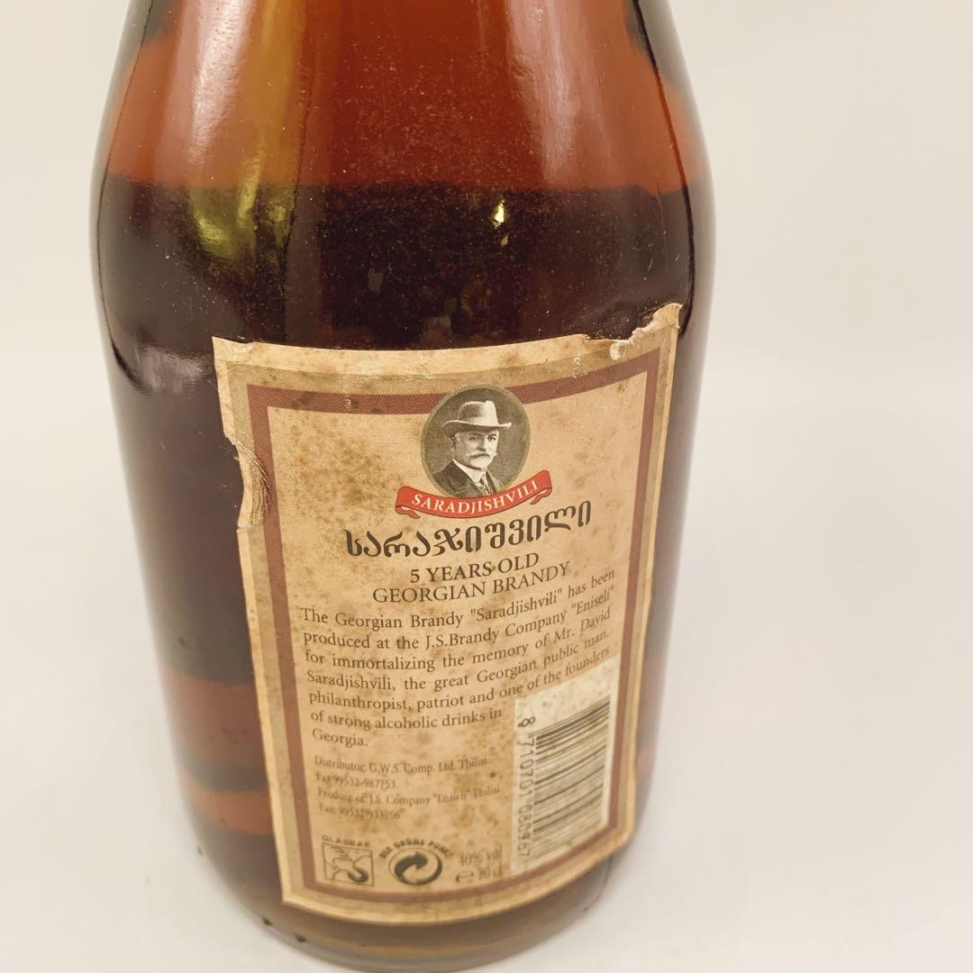 【古酒】サラジシュビリ ジョージア グルジア ブランデー 5年熟成 40%
