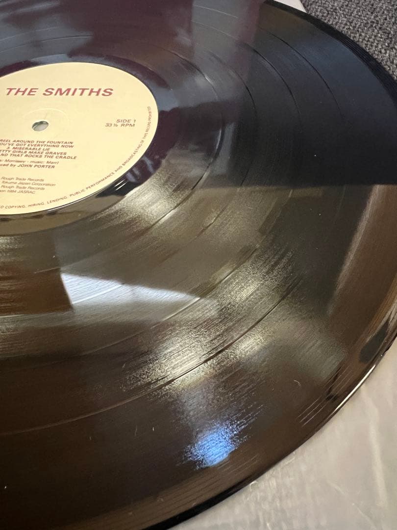 The Smiths LP洋楽　美盤 25RTL-6 ソノシート付 1984年