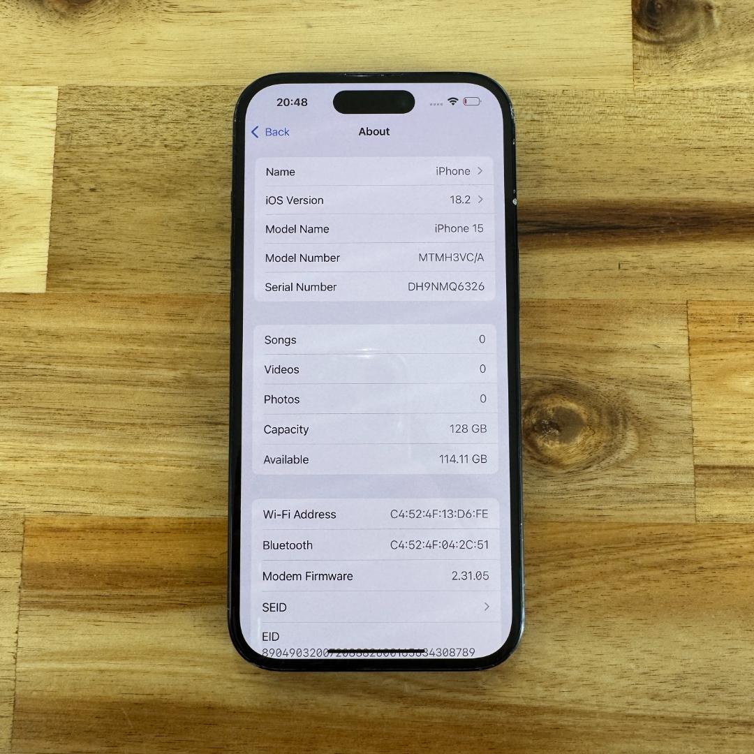Apple｜iPhone 15 128GB ブラック｜SIMフリー