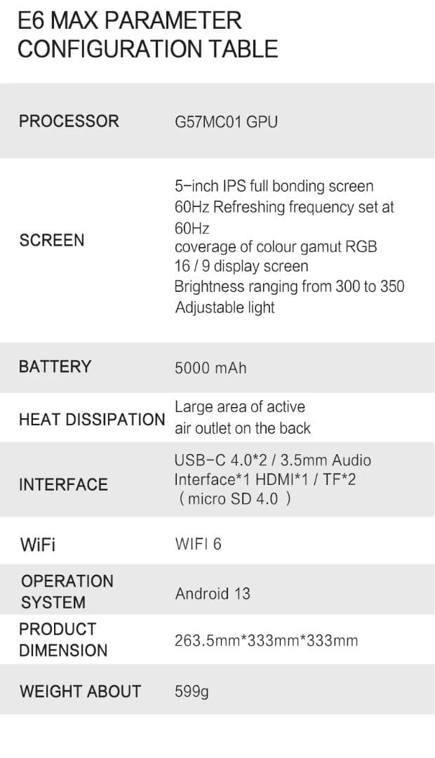 【新品】e6max ハンドヘルド エミュ機