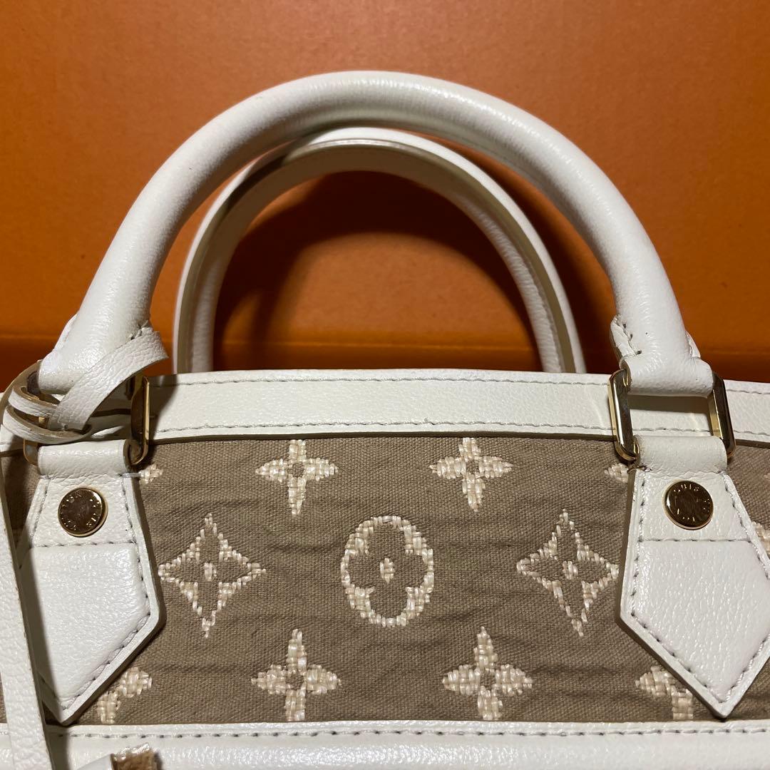 新品未使用　ルイヴィトン　ハンドバッグ　モノグラムキャンバスデニムベージュ