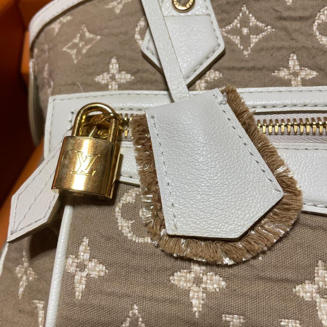 新品未使用　ルイヴィトン　ハンドバッグ　モノグラムキャンバスデニムベージュ