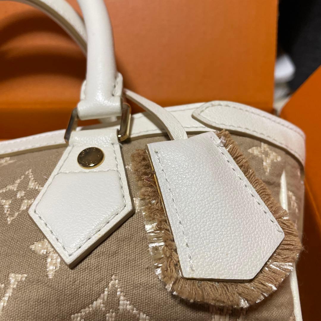 新品未使用　ルイヴィトン　ハンドバッグ　モノグラムキャンバスデニムベージュ