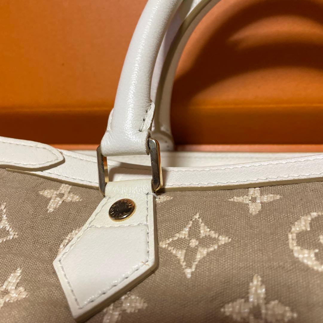 新品未使用　ルイヴィトン　ハンドバッグ　モノグラムキャンバスデニムベージュ