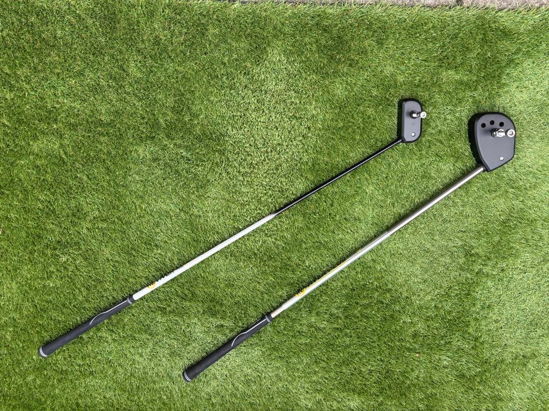 ゴルフ飛距離アップ練習器具リバイバー2本SET 使い方DVD付　値段交渉可