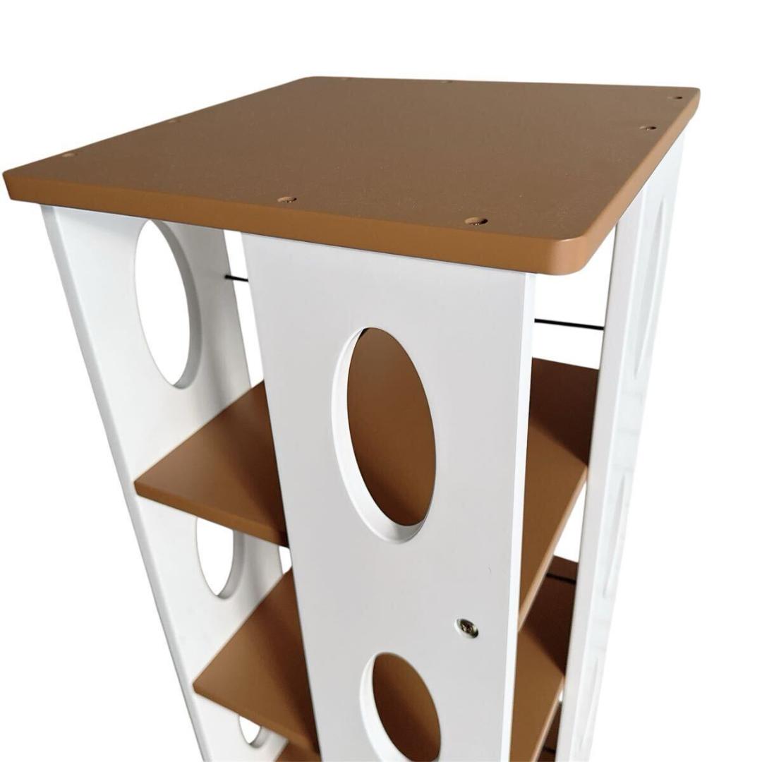 回転ラック　MUD-7180　幅34cm 高さ120cm　タワー型　360度回転