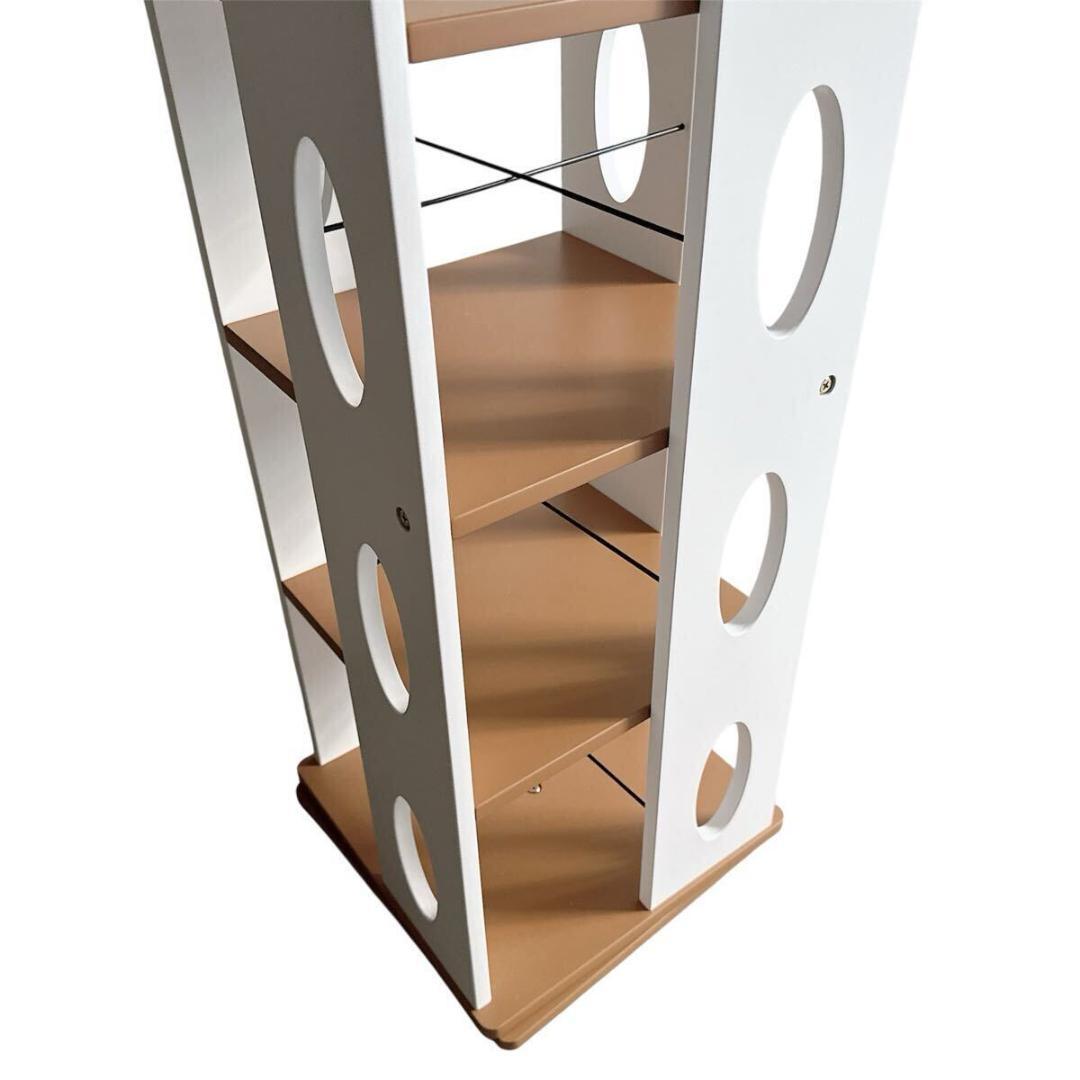 回転ラック　MUD-7180　幅34cm 高さ120cm　タワー型　360度回転