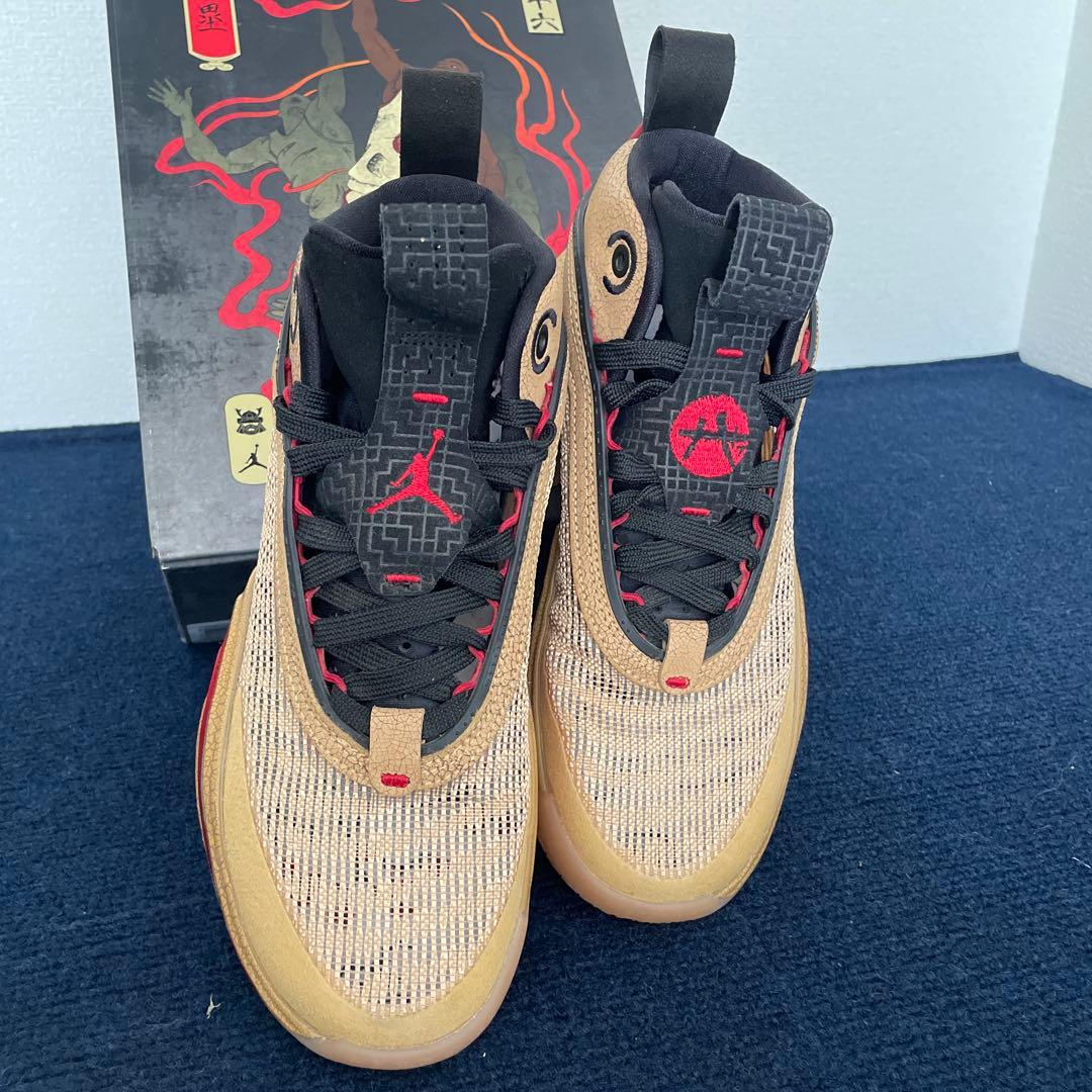 NIKE ナイキ エアジョーダ 36SERUI八村塁 ゴールド24.5cm美品