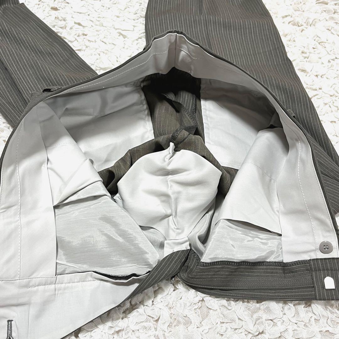 新品 未使用 ダーバン NIKKE スーツ セットアップ ストライプ グレー L