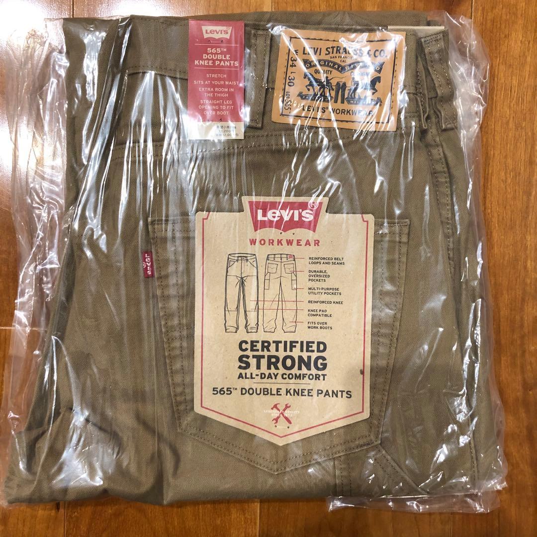 新品未使用　LEVI'S 565 ダブルニー ペインターパンツ w34
