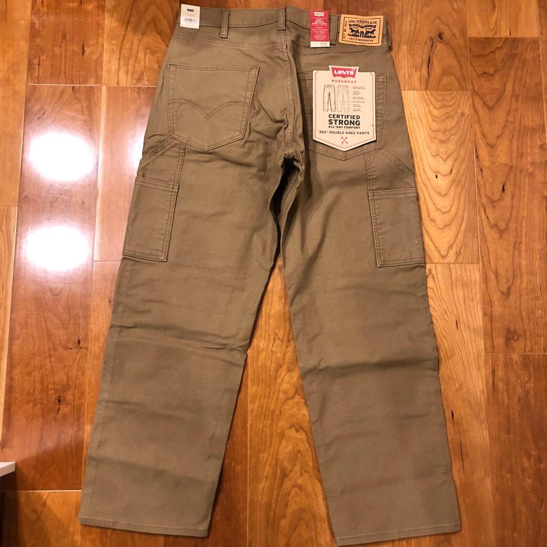 新品未使用　LEVI'S 565 ダブルニー ペインターパンツ w34