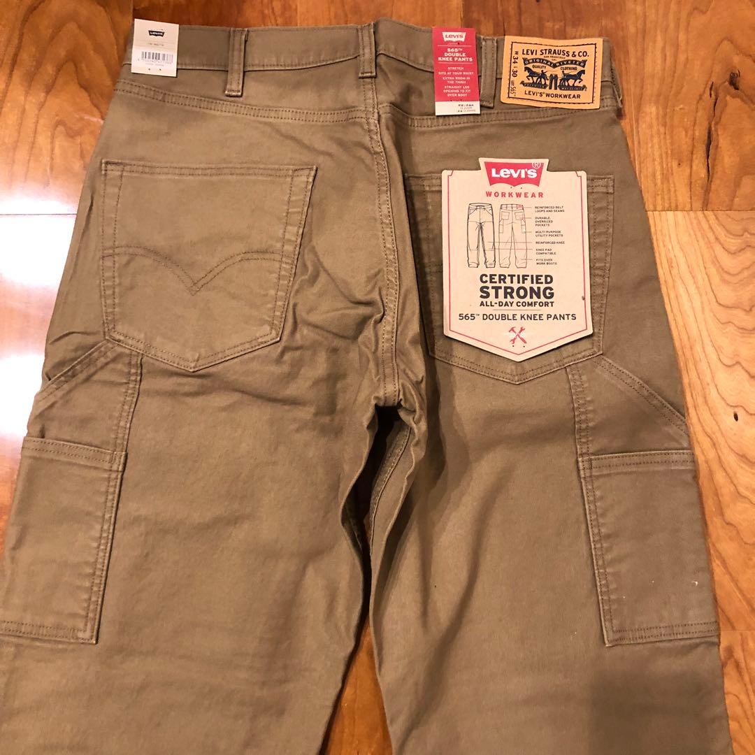 新品未使用　LEVI'S 565 ダブルニー ペインターパンツ w34