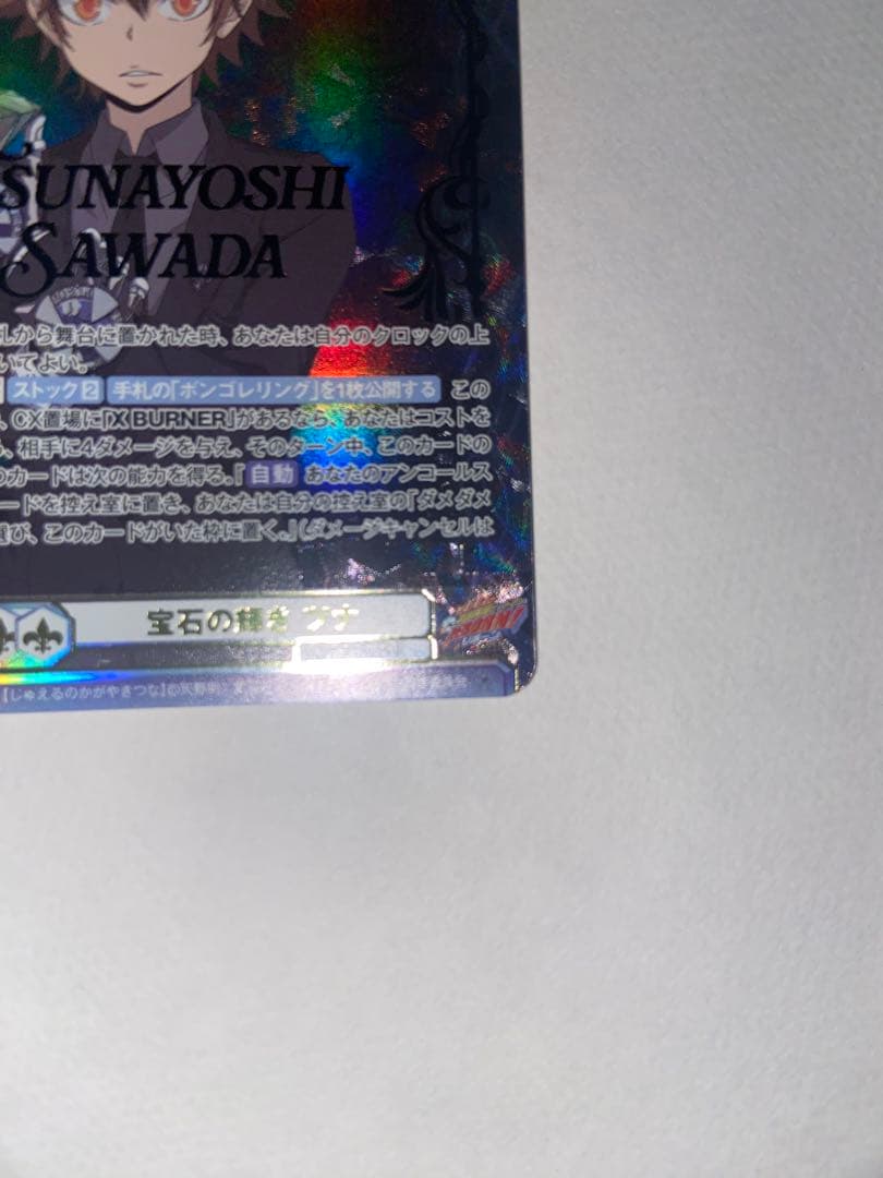 家庭教師ヒットマンREBORN! ヴァイスシュヴァルツ ブースターパック沢田綱吉