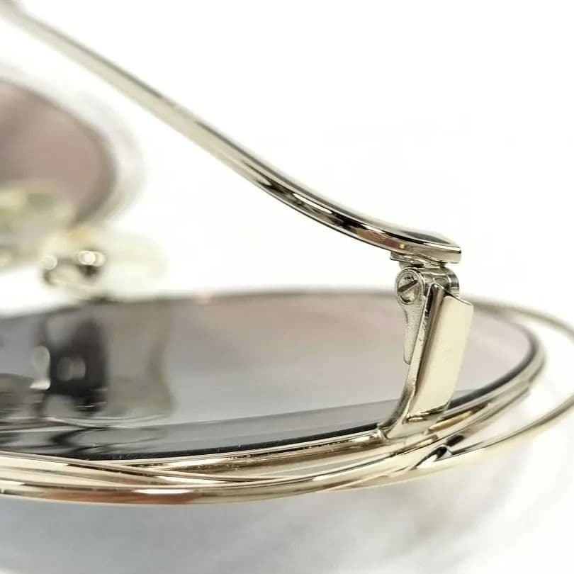 美品 Chloé 二重リム ラウンドサングラス CE114S 62□18 d14