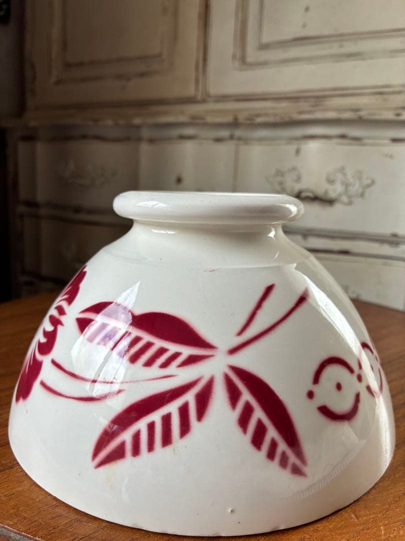 フランス　アンティーク　カフェオレボウル　ディゴワン　直径１７.5cm 特大美品