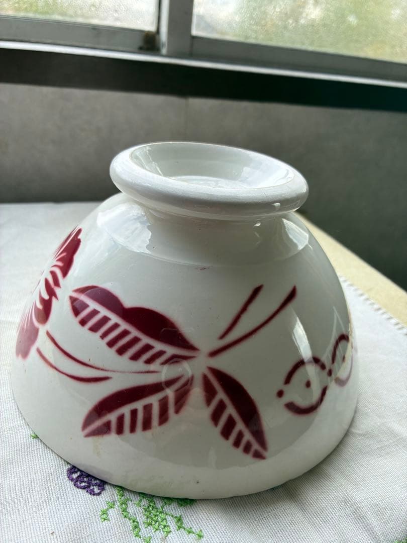 フランス　アンティーク　カフェオレボウル　ディゴワン　直径１７.5cm 特大美品