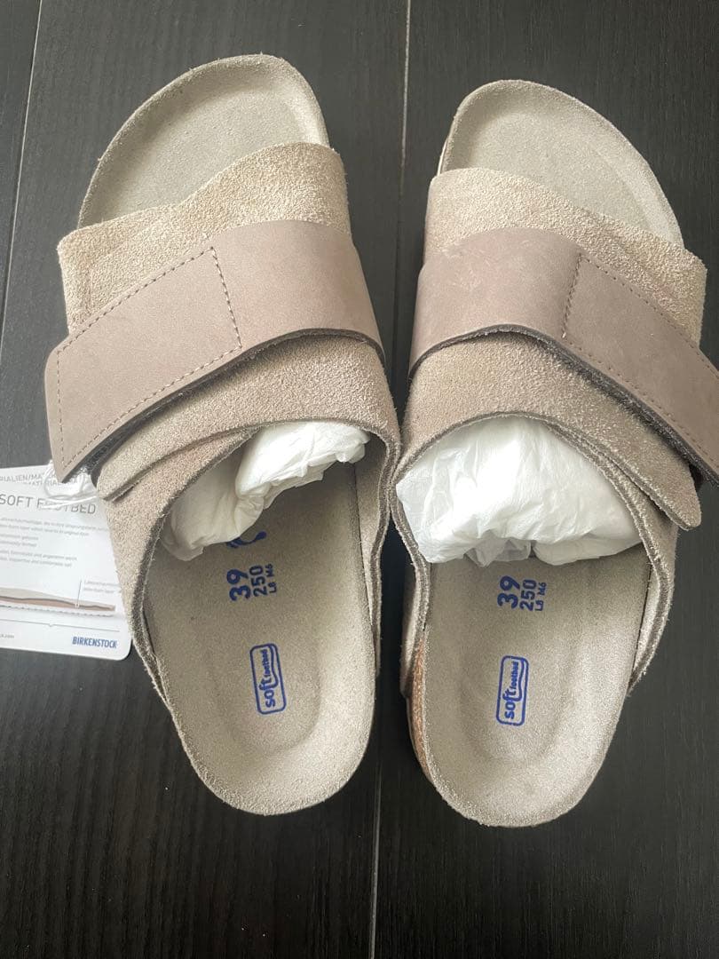 BIRKENSTOCK KYOTO サンダル 39 グレー