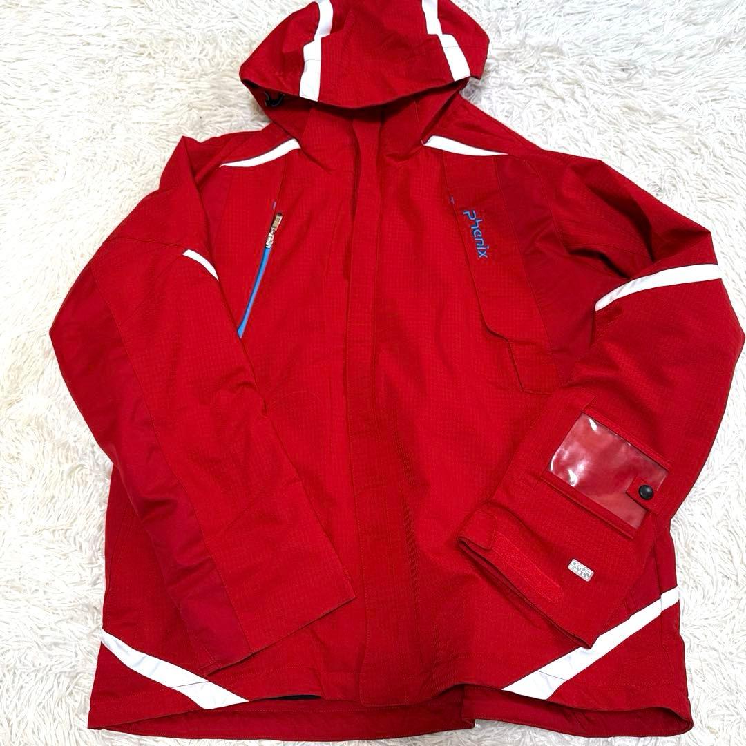 Phenix フェニックス　スキーウェア　ジャケット（赤）　パンツ（黒）セット