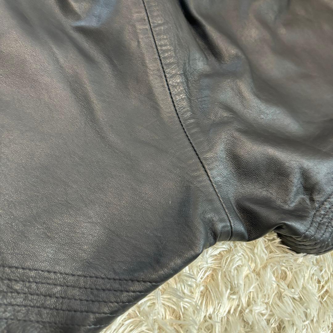 極美品✨Rick Owens ドローストリング　レザー　ショートパンツ 38